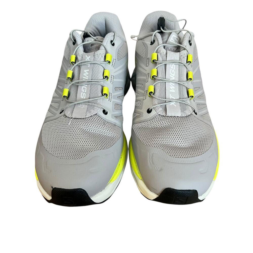 Salomon XT-Wings 2 Trail Running Shoes Yellow/Grey Sneakers Women Size 9 - Picture 2 of 12